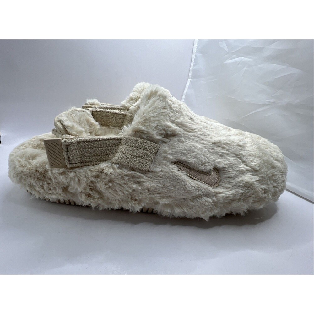 Nike Calm Mule SE NA 'Sanddrift Fur' Beige FZ3119-100 Women's Size 9